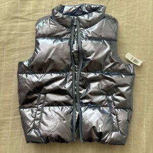 Girls Metallic Puffer NWT